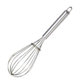 Kuber Industries 2.5 MM Stainless Steel Hand Blender Mixer Froth Whisker Latte Maker for Milk Coffee Egg Beater Juice,45 cm (Silver) - CTKTC31343